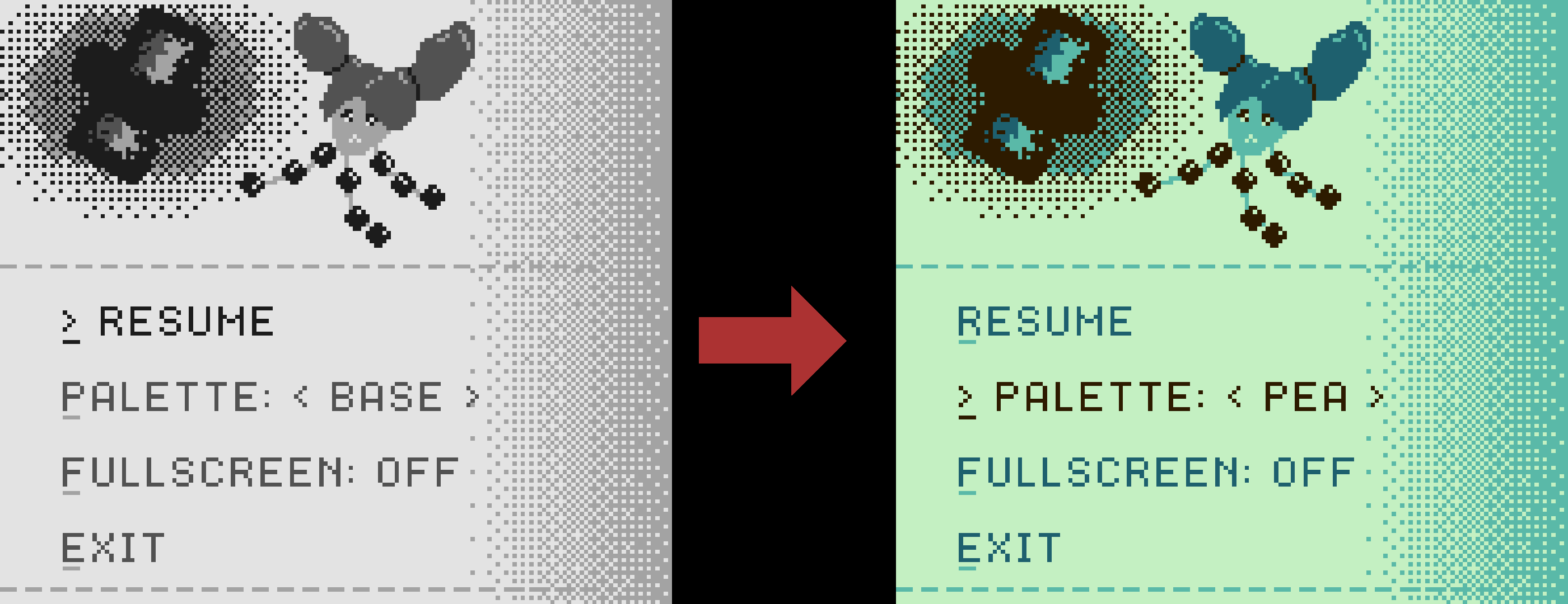 2d palette shading